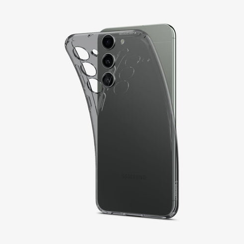 ACS05610 - Galaxy S23 Ultra Case Liquid Crystal in crystal clear showing the back